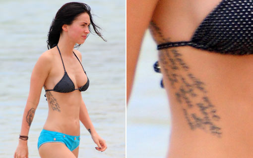 Megan Fox: nuevo tatuaje! =O